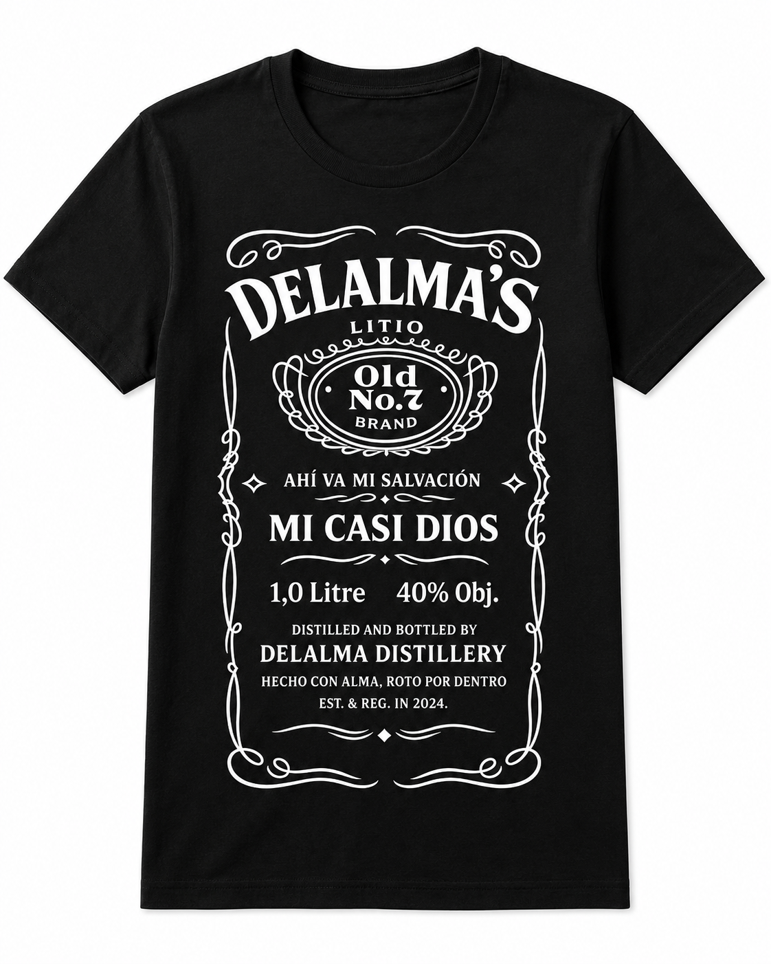Camiseta “Litio” (disponible en blanco y en negro)