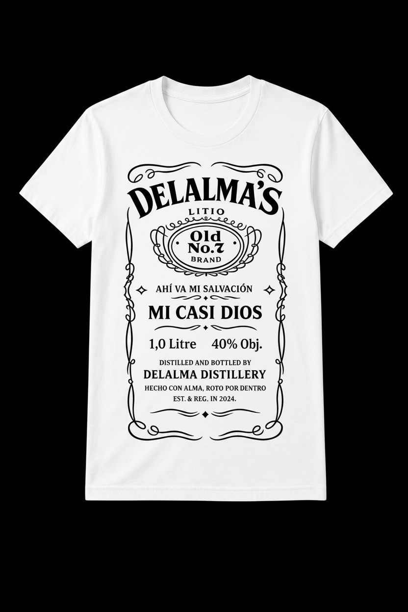 Camiseta “Litio” (disponible en blanco y en negro)