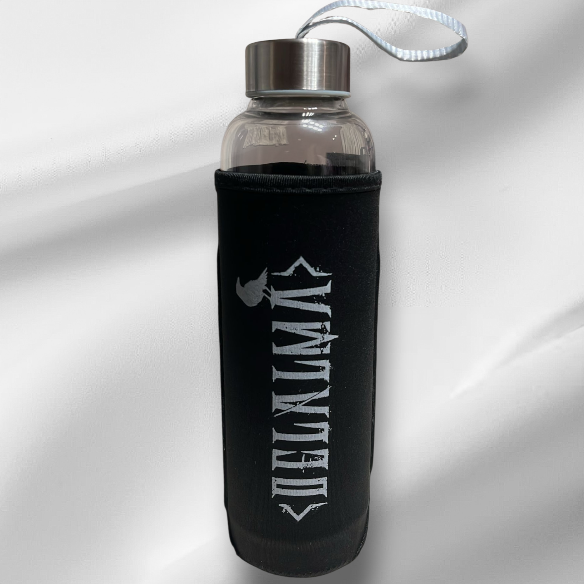 Botella de agua cristal "Delalma".