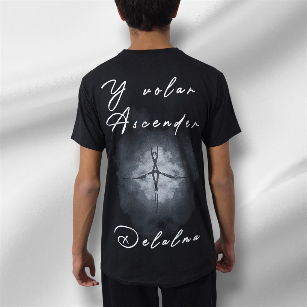 Camiseta doble cara "Mirlo".