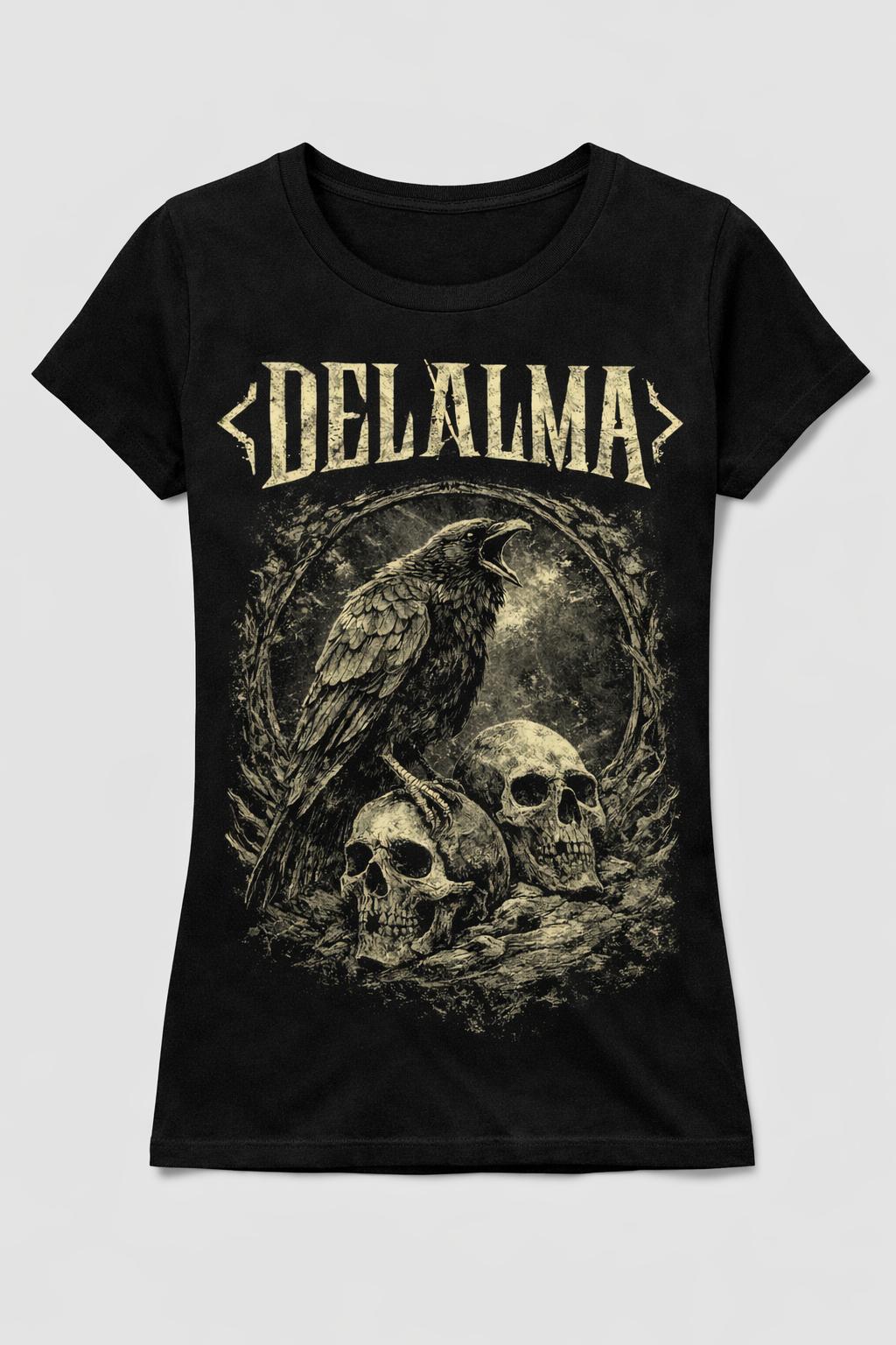 Camiseta "Mirlo/Calavera".