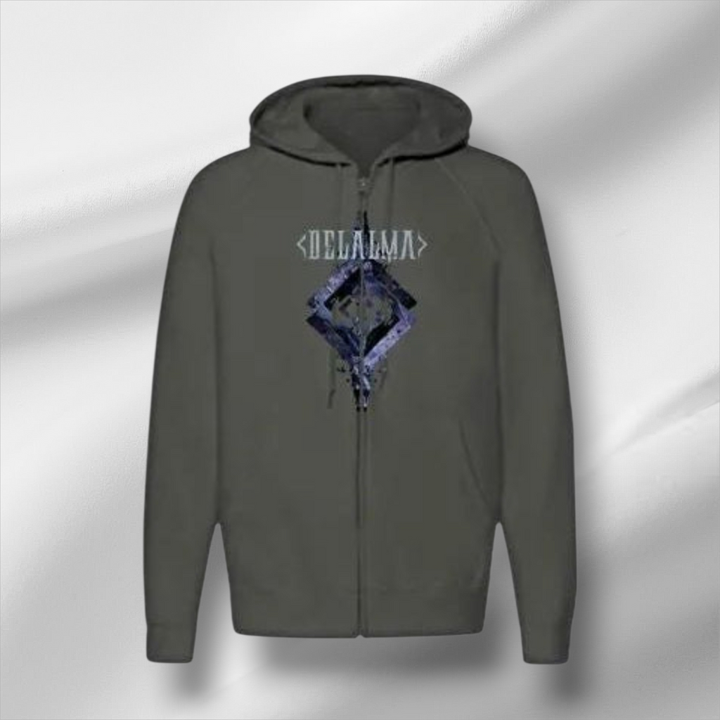 Sudadera "Cristal" cremallera.