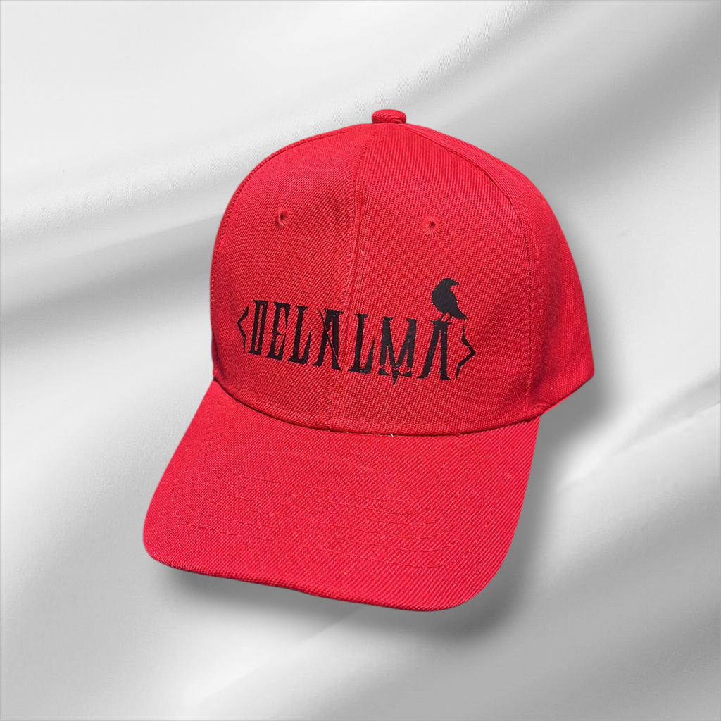 Gorra ajustable roja "Delalma".