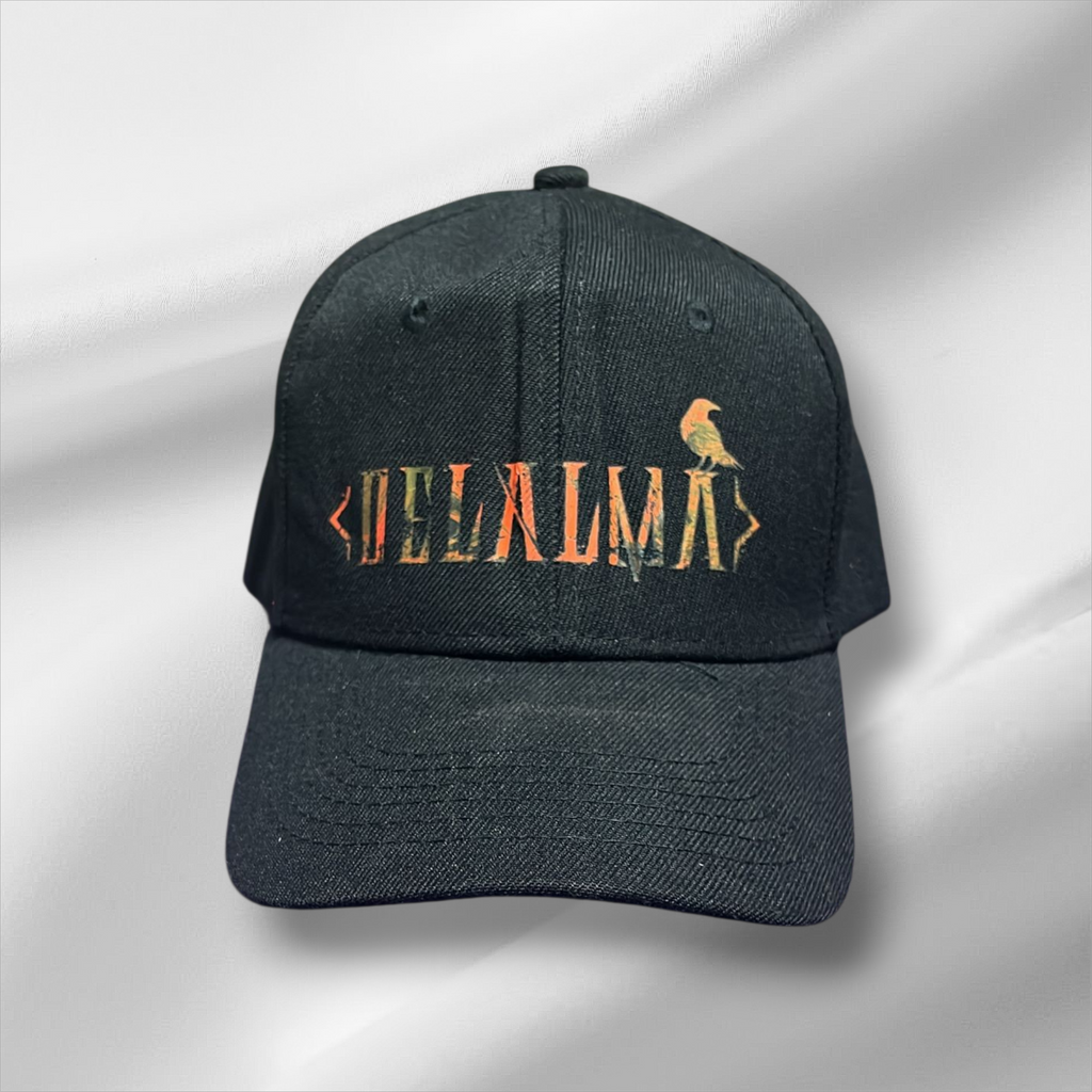 Gorra ajustable negra "DELALMA".