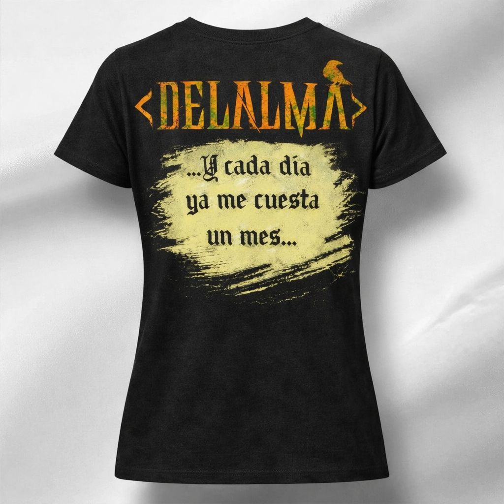 Camiseta doble cara "Cristal/Mirlo".